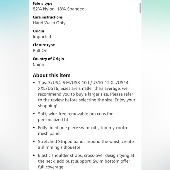 NEW Women’s One Piece Swimsuit; Size L Front Cossover Mesh Panel Detail - Picture 3 of 5